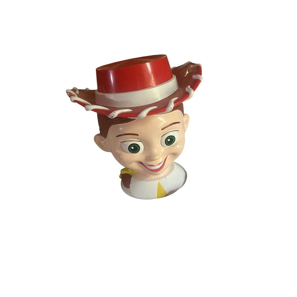 Disney  Toy Story Jessie Character Mug with Hinged Hat Lid Red Plastic Stein